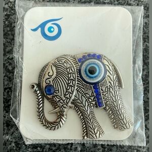 Turkish Hamsa Elephant Evil Eye Refrigerator Magnet Charm Stocking Stuffer💙